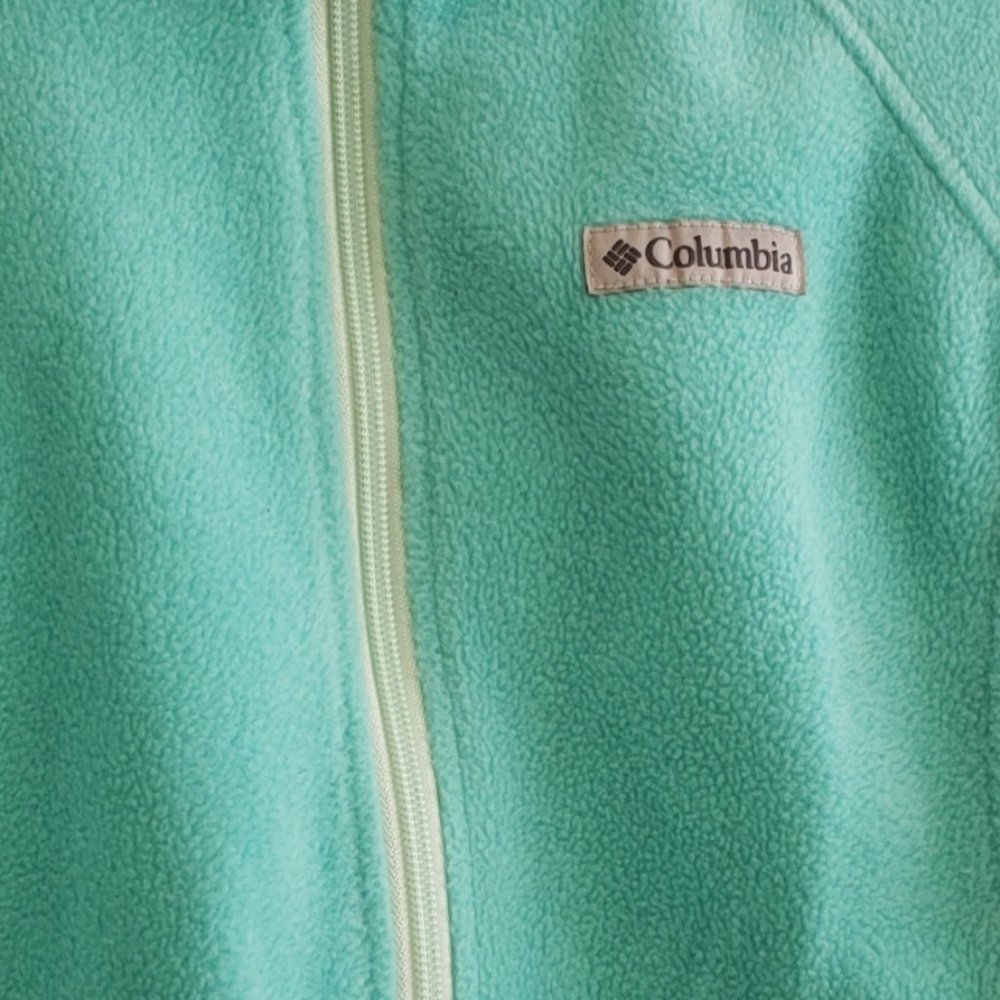 Columbia mint green jacket kids size large 12/14 - Picture 2 of 3